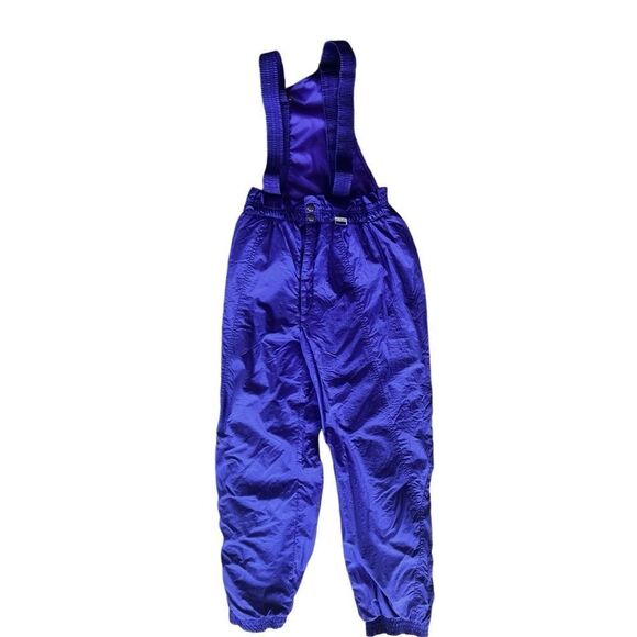 Vintage 80s Ossi Purple Ski Bib. Size Medium. Great Condition! RARE!! - Picture 1 of 10